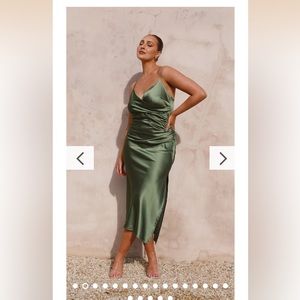 NWT Billy J Boutique Monte Midi Dress 💚